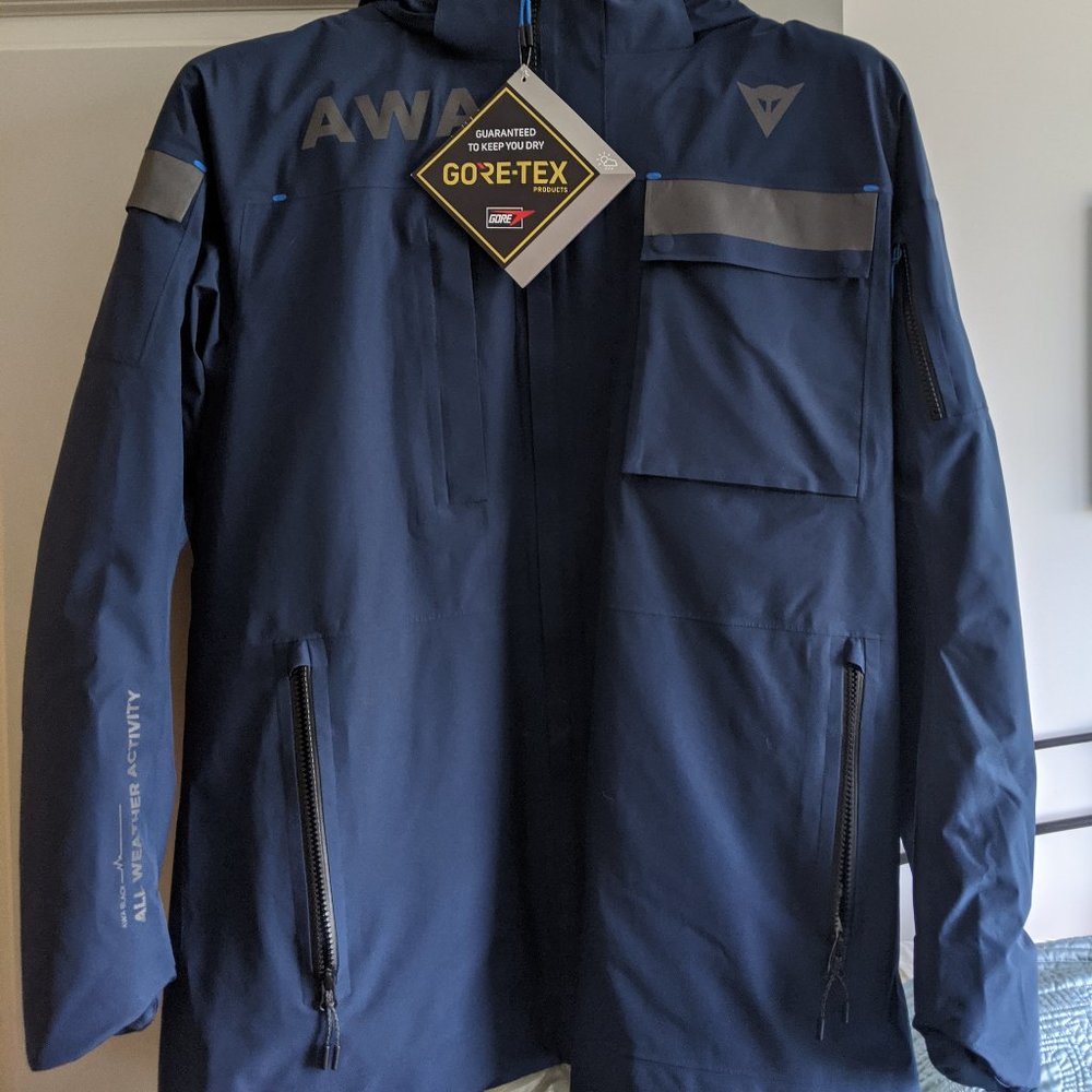 DAINESE - AWA BLACK PARKA - NEW WITH TAGS, SIZE L